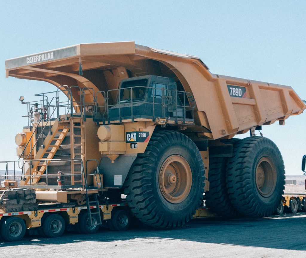 Huge dump truck